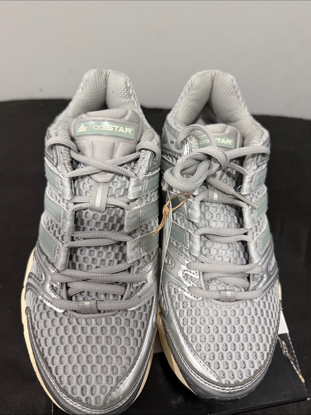 Adidas ADISTAR CONtROL Women's Gray Mesh Running Sneakers - Picture 3 of 8
